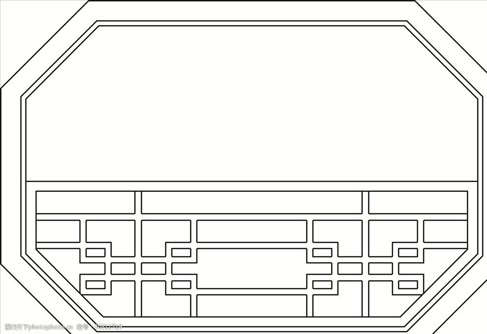 古建花纹镂空花纹古建窗花