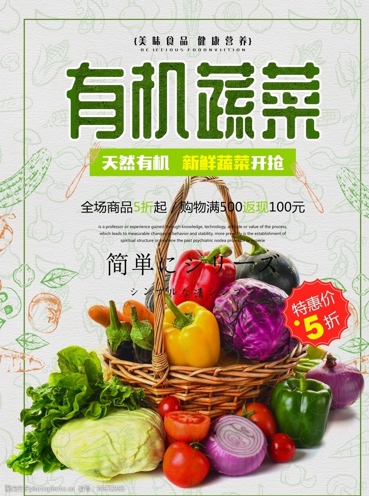 蔬菜水果水果蔬菜蔬菜海报