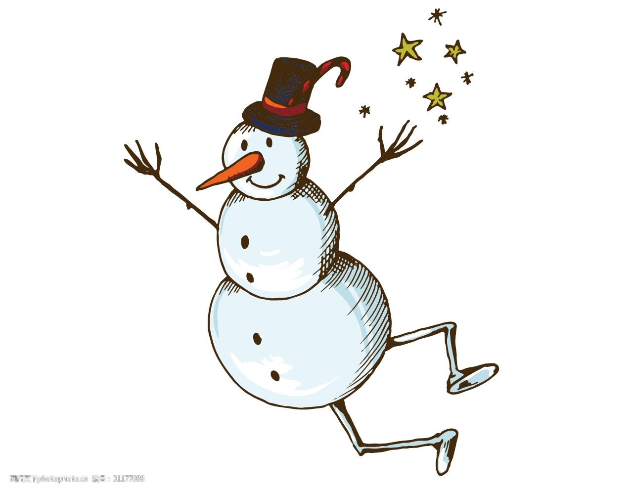 关键词:手绘卡通雪人冬季元素 手绘 卡通 雪人 冬季 星星 ai元素 免扣