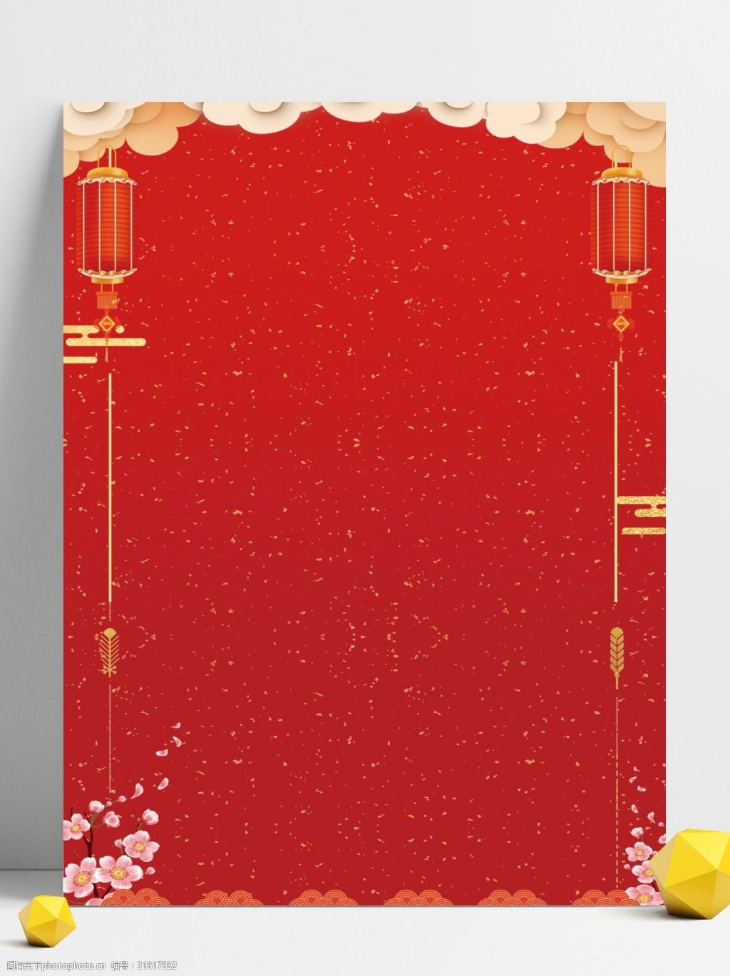 关键词:2019猪年灯笼新年宣传背景 红色 喜迎猪年 艺术背景 2019猪年