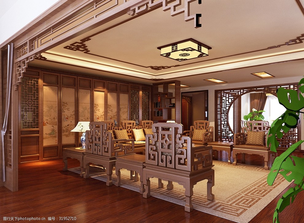 关键词:客厅中式设计 中式设计 中式装修      中堂 古典风格 设计