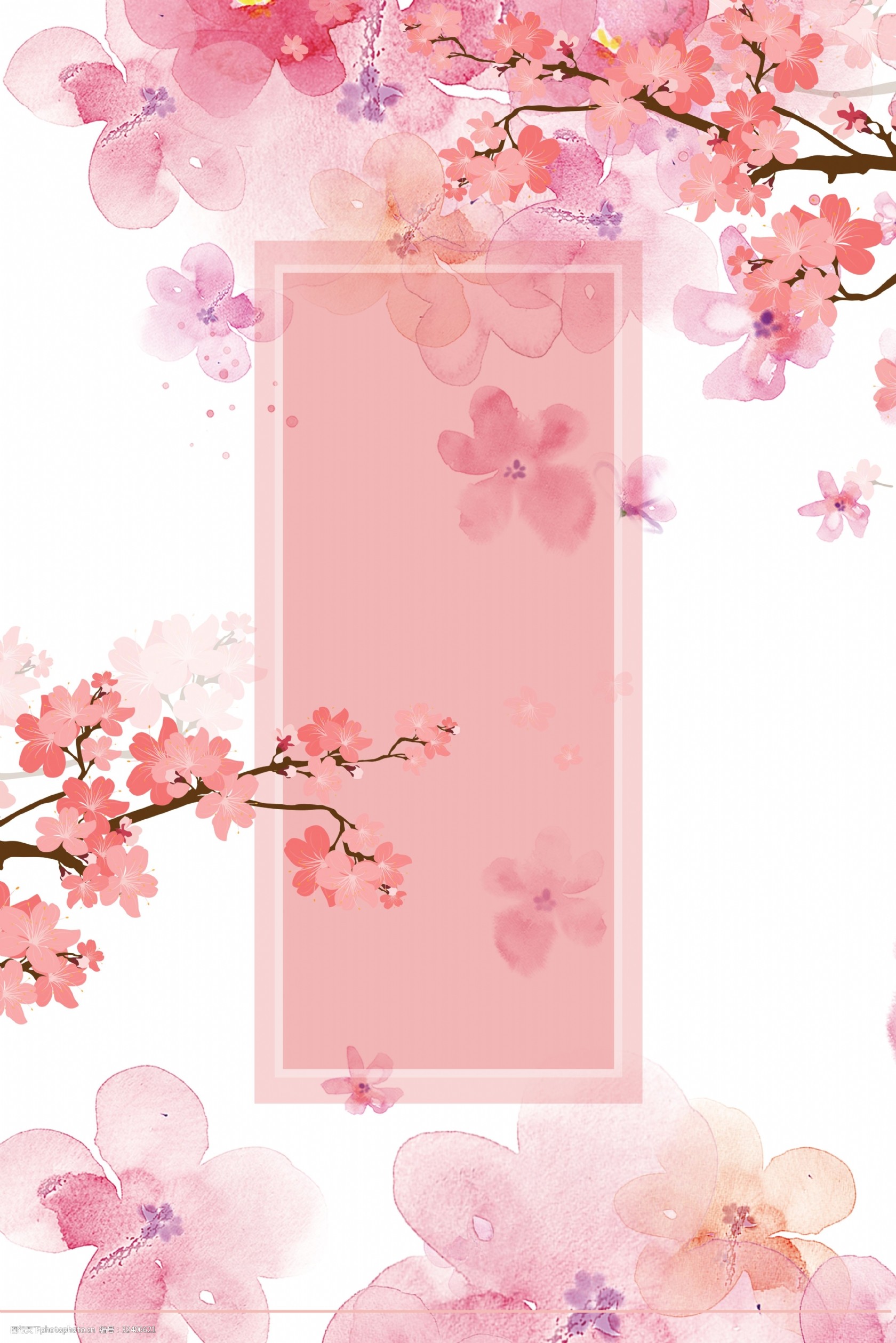 关键词:简约粉色通用背景素材 樱花节 樱花季 唯美 浪漫 元素 素材