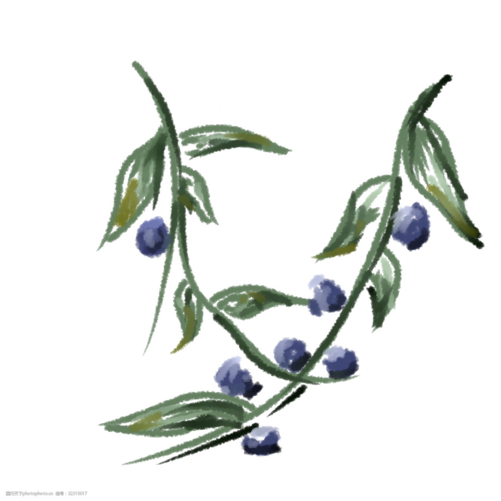 关键词:独立枝头的两串蓝莓 独立枝头 油画 紫色 漂亮 文件 泼墨 蓝莓