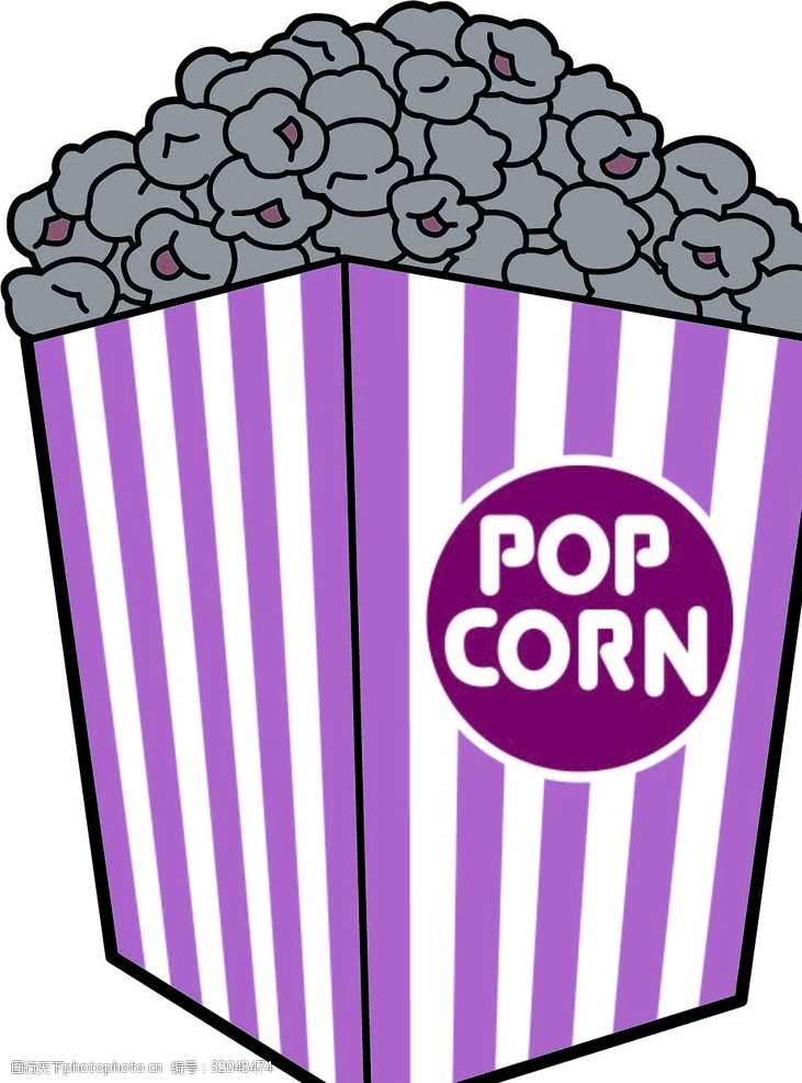 雪糕英文爆米花