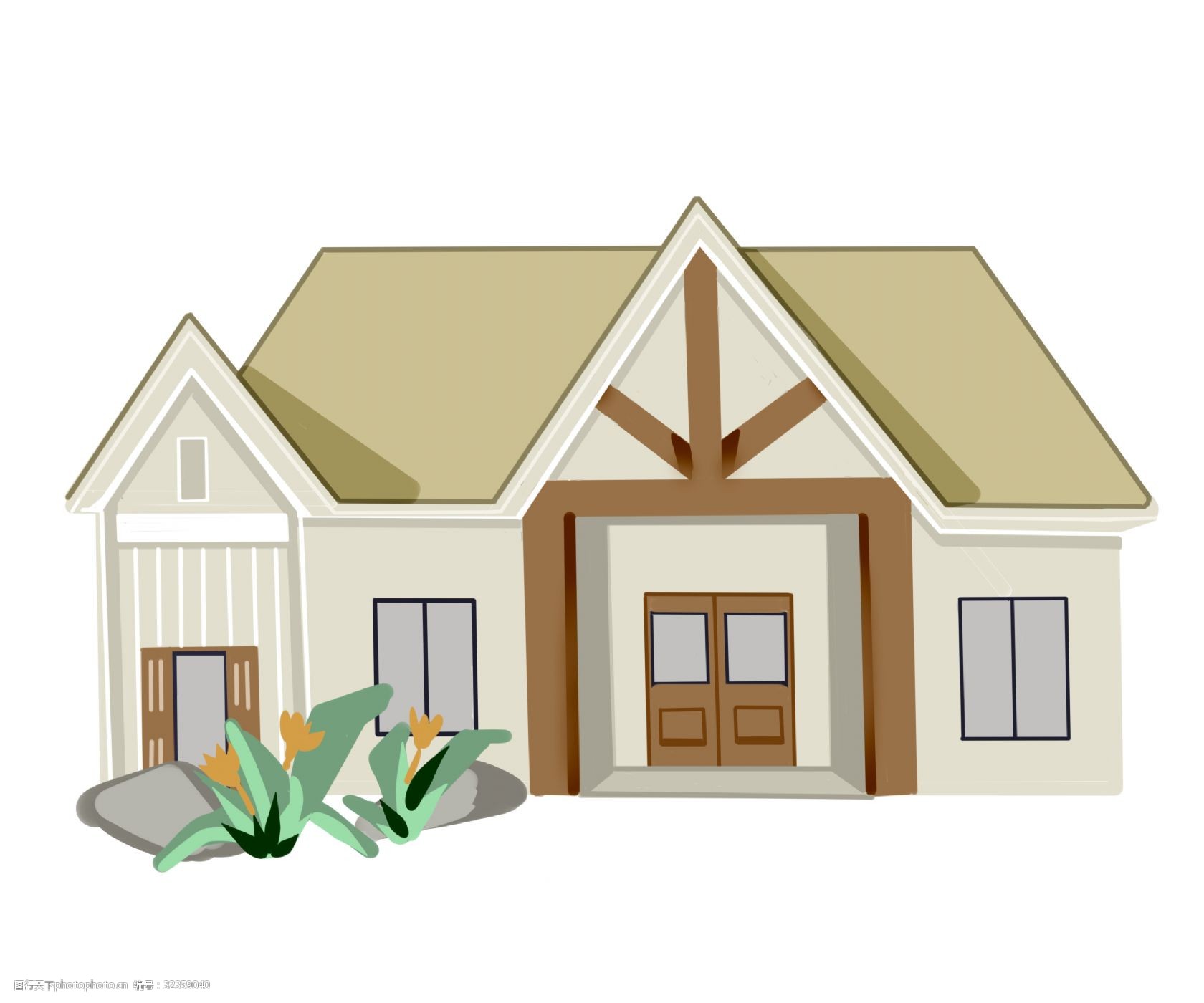 关键词:木质建筑房子插画 木质的房子 卡通插画 建筑插画 房子插画 高