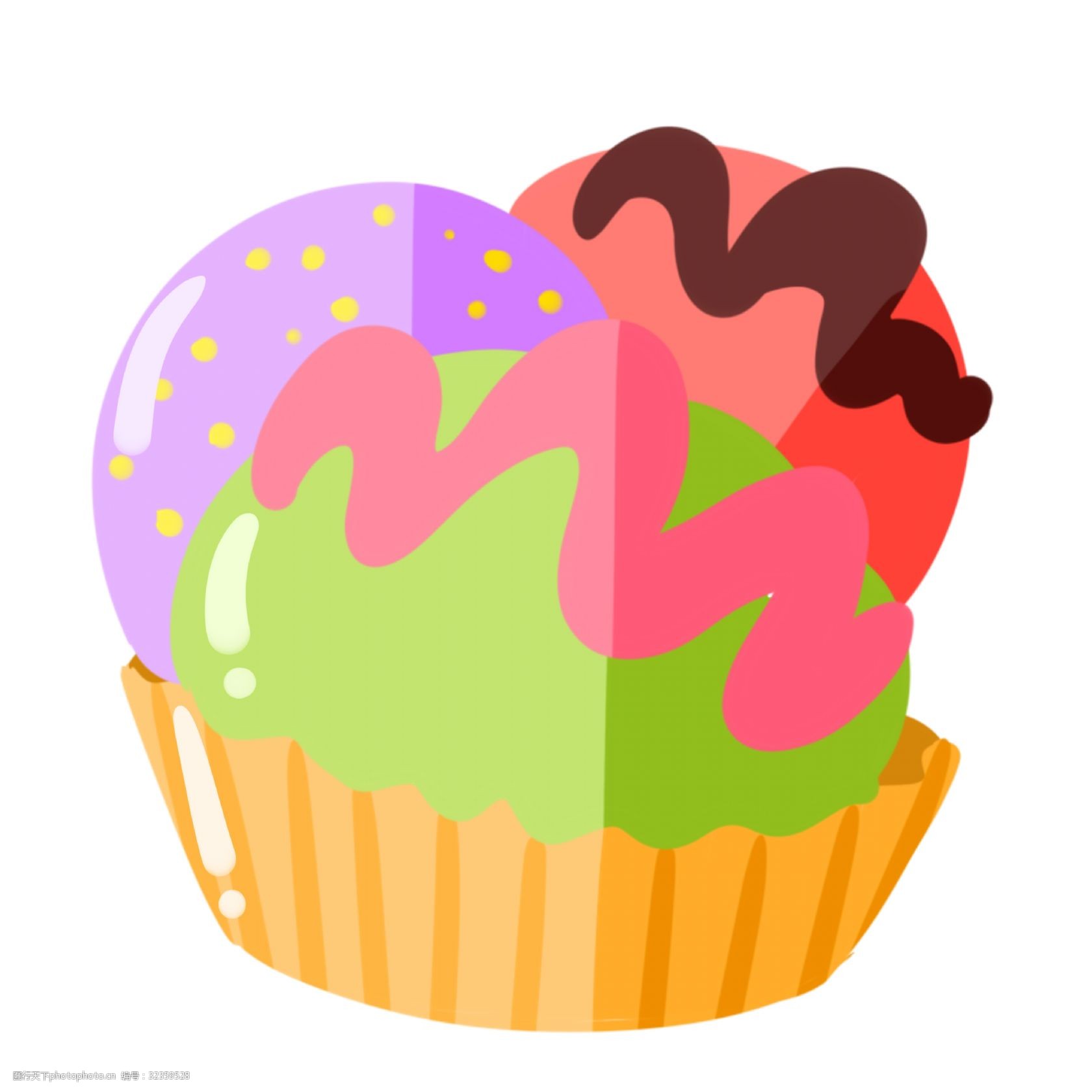 关键词:美味的冰激凌蛋糕 冰激凌蛋糕 蛋糕 卡通蛋糕插画 零食 甜点