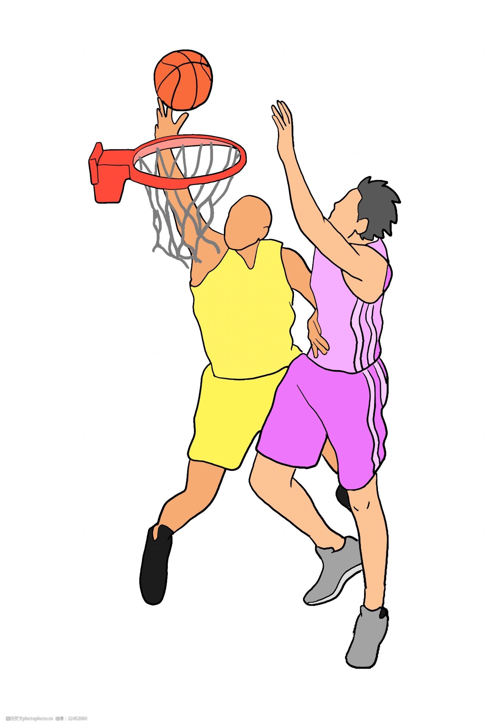 Animated Basketball Dunk