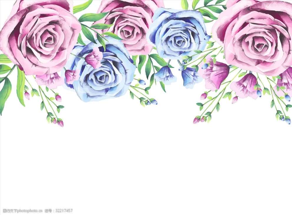 关键词:矢量玫瑰花 卡通玫瑰花 玫瑰花图片 玫瑰花背景 矢量图素材 ai