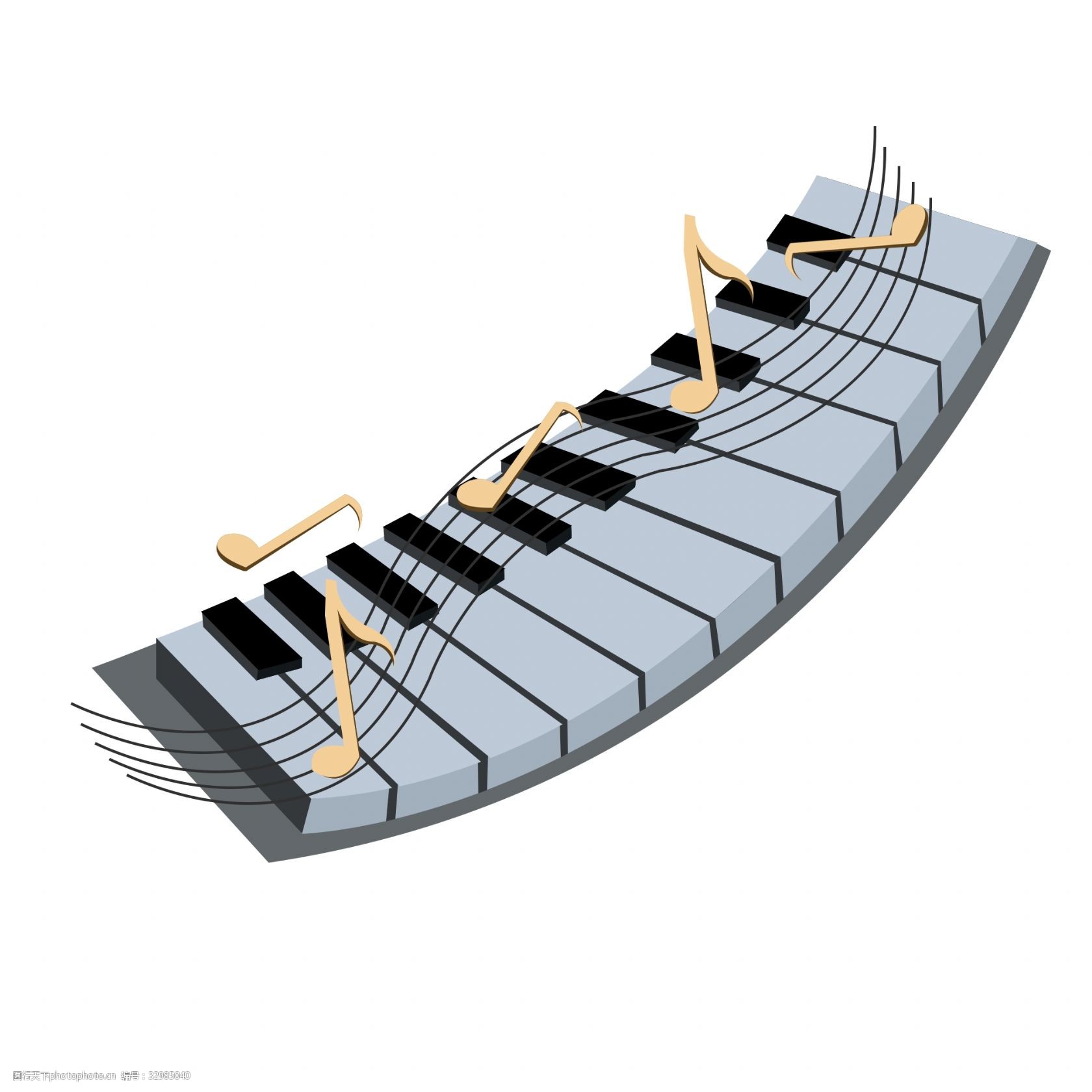 关键词:跳动的钢琴音符插画 跳动的音符 卡通插画 钢琴插画 音乐钢琴