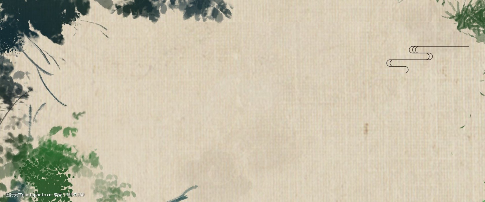 复古风黄色海报banner背景