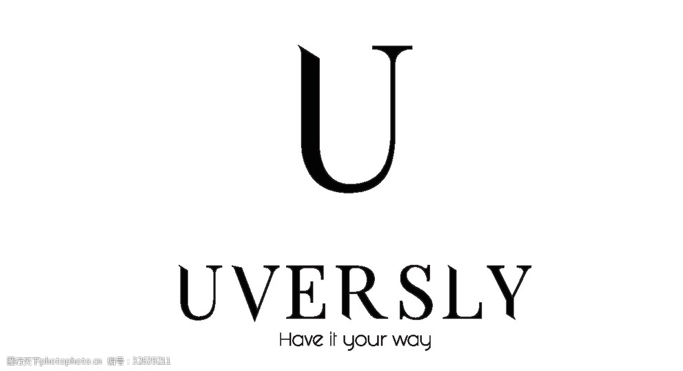 英文logo字母u