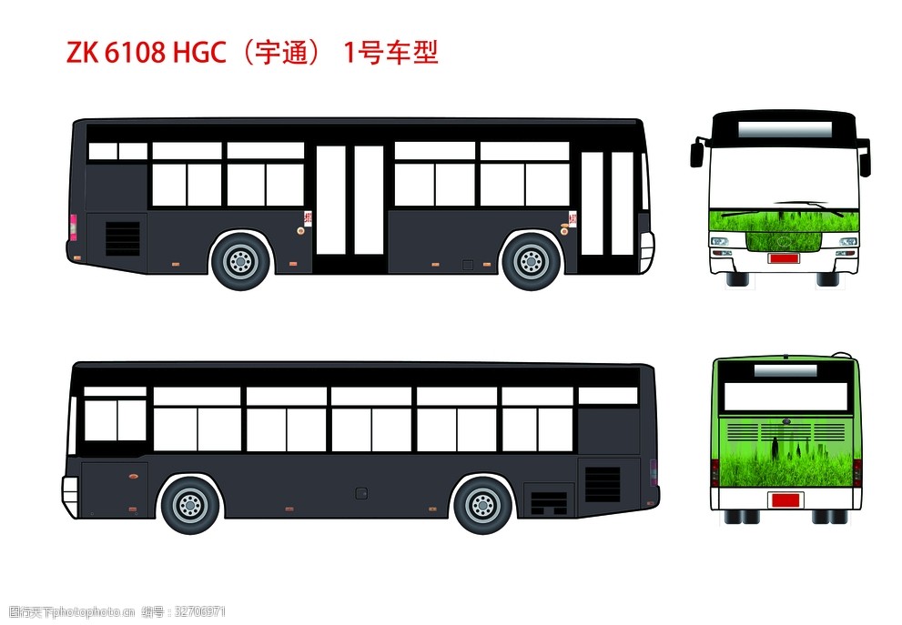 公交车           vi 汽车 公车 设计 广告设计 vi设计 300dpi psd