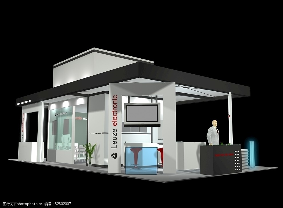 关键词:展台 3d展览设计 展台设计 简洁 大气 大气展台 简约 创意展台
