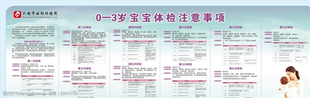 0-3岁宝宝体检注意事项