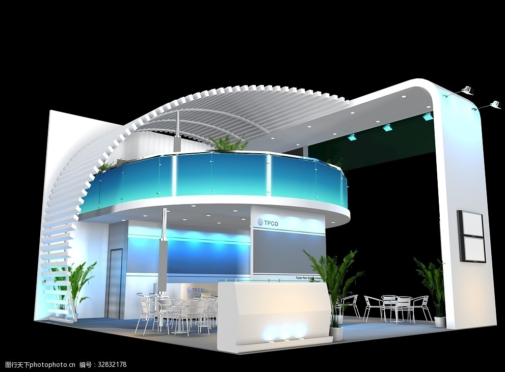 关键词:展台 3d展览设计 展台设计 简洁 大气 大气展台 简约 创意展台