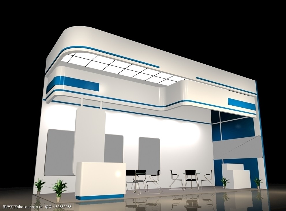 关键词:展台 3d展览设计 展台设计 简洁 大气 大气展台 简约 创意展台