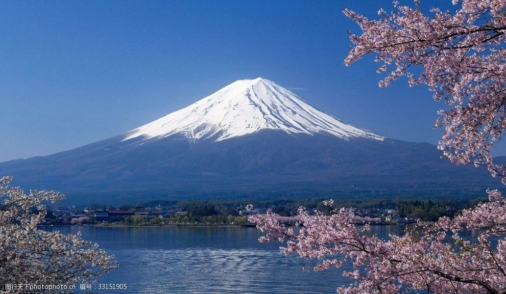 日本富士山风景摄影高清图