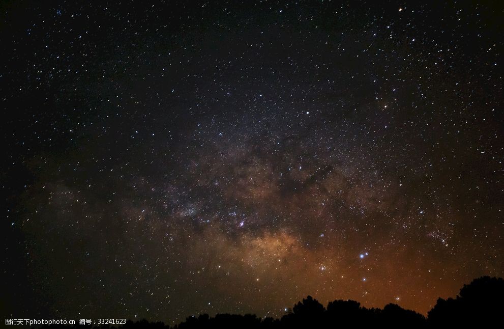 夜景天空婚纱背景