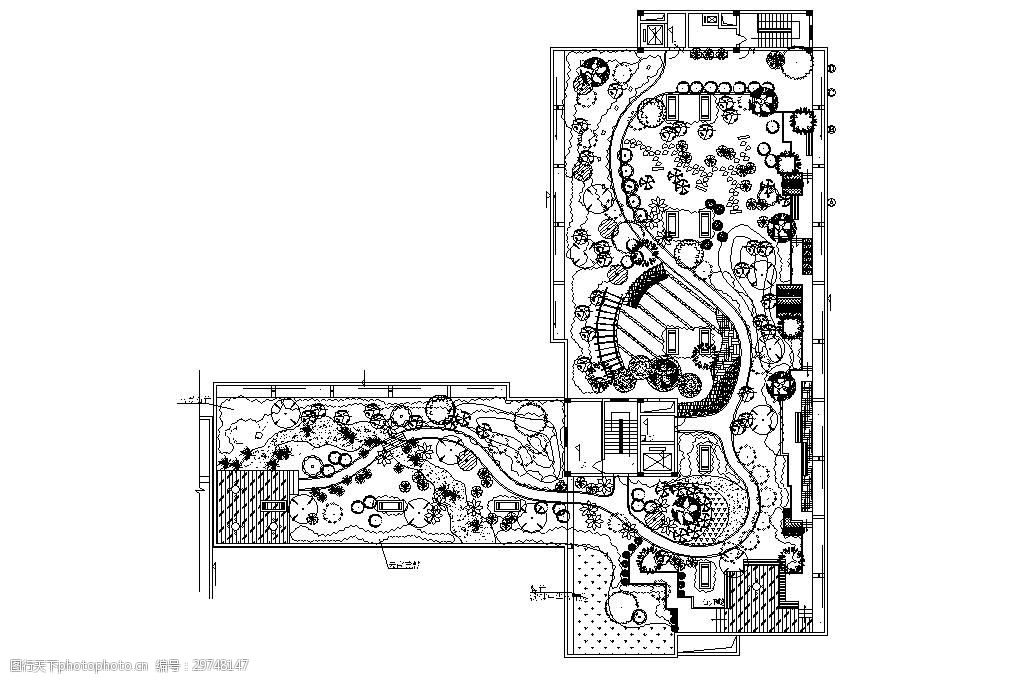 广场 花园 平面图 设计 园林 cad 最新 2018 景观设计