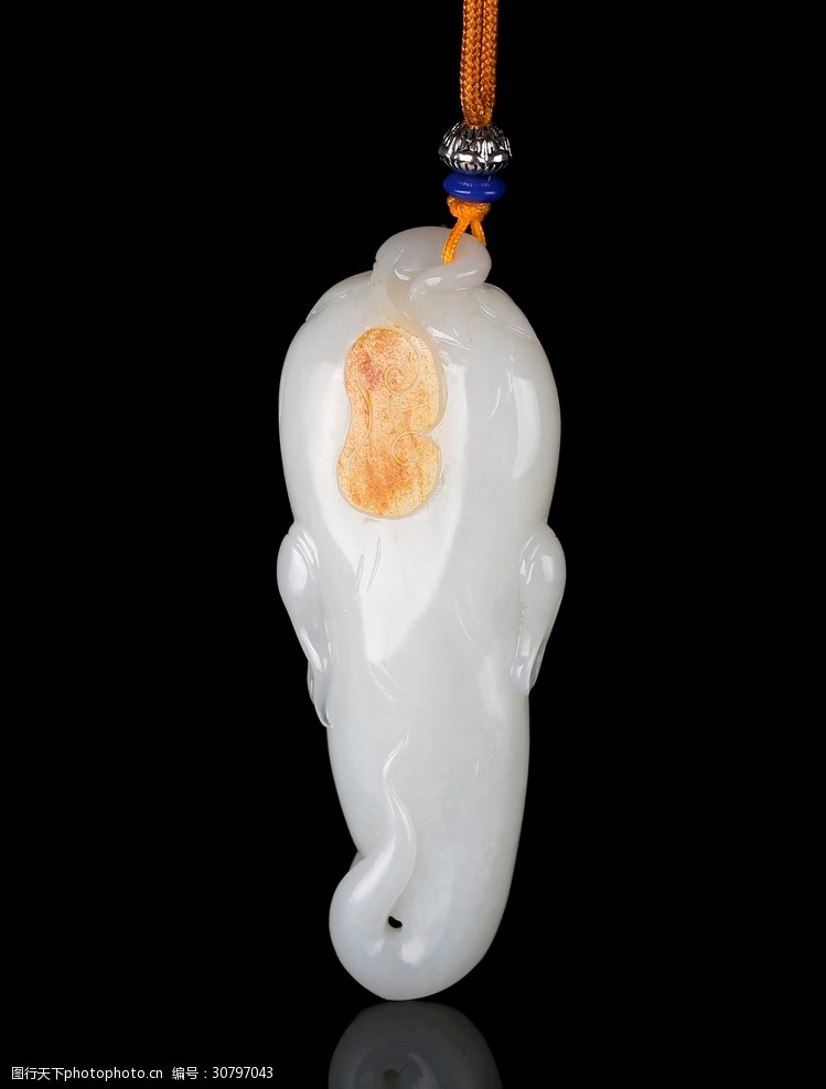 和田玉如意玉雕玉石图片-图行天下图库