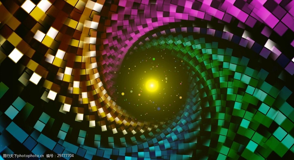 ae动感炫丽演艺背景素材