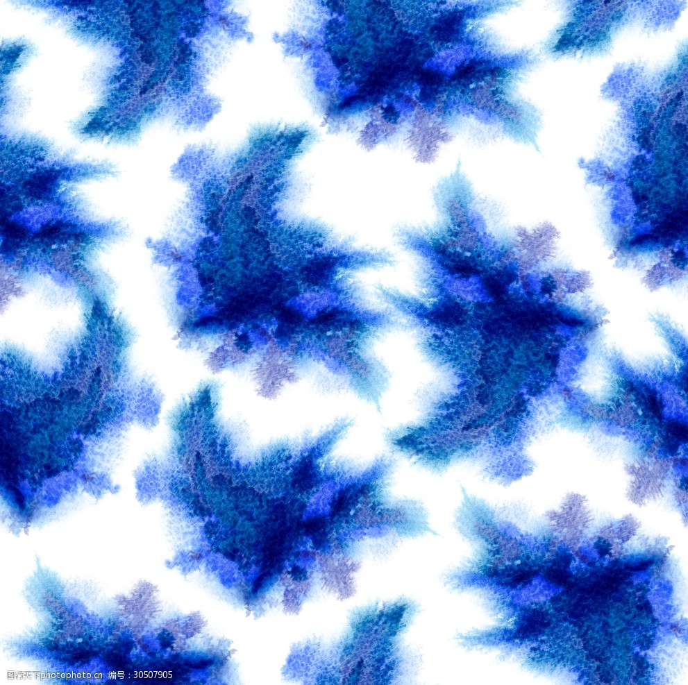 名族风扎染晕染布料纺织服装图案