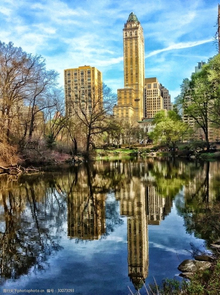 城市公園風景 公園 建築 河流 倒影 美景 天空 建築景觀 攝影 自然