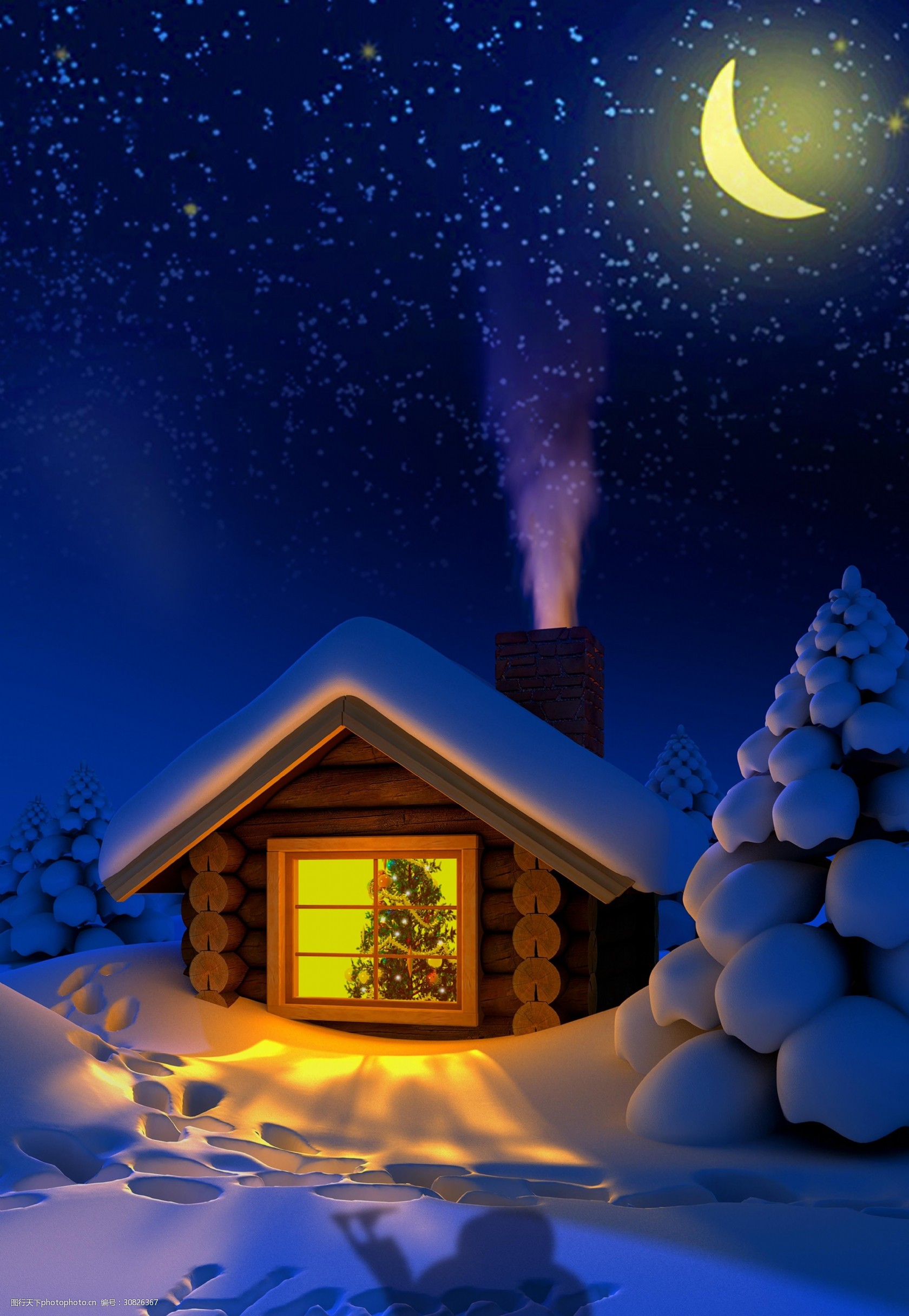 关键词:唯美浪漫平安夜海报背景 冬天 圣诞节 唯美 浪漫 房子 平安夜