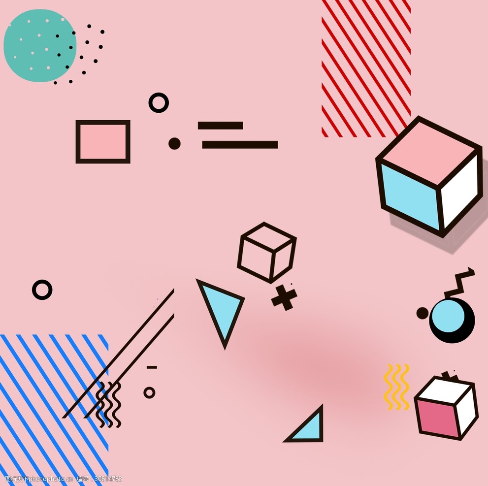 背景 画册背景 画册 孟菲斯 时尚 孟菲斯风格 设计 其他 图片素材 300