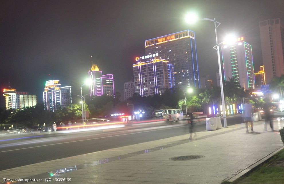 贵港夜景广场图片