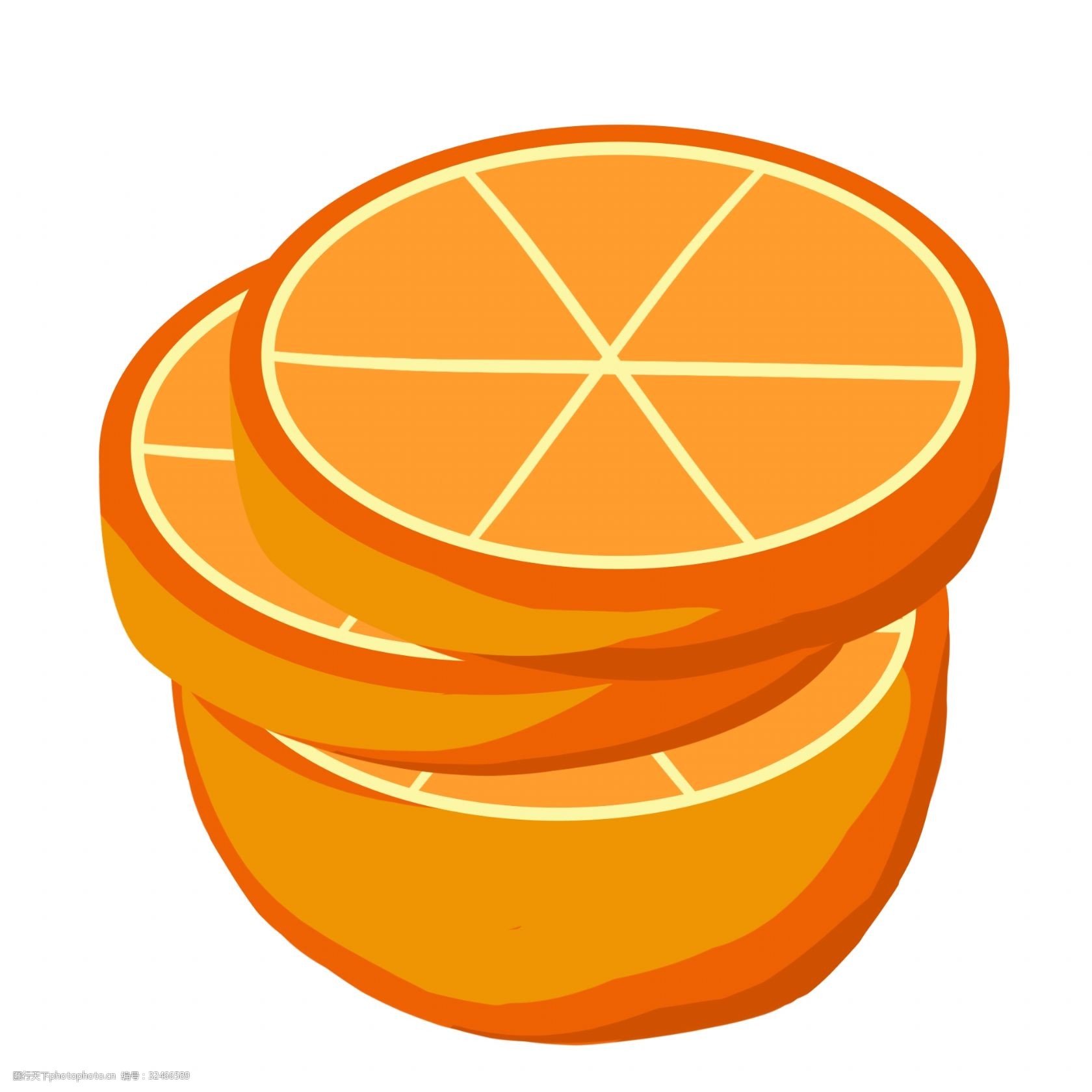 橙子平面构成图片