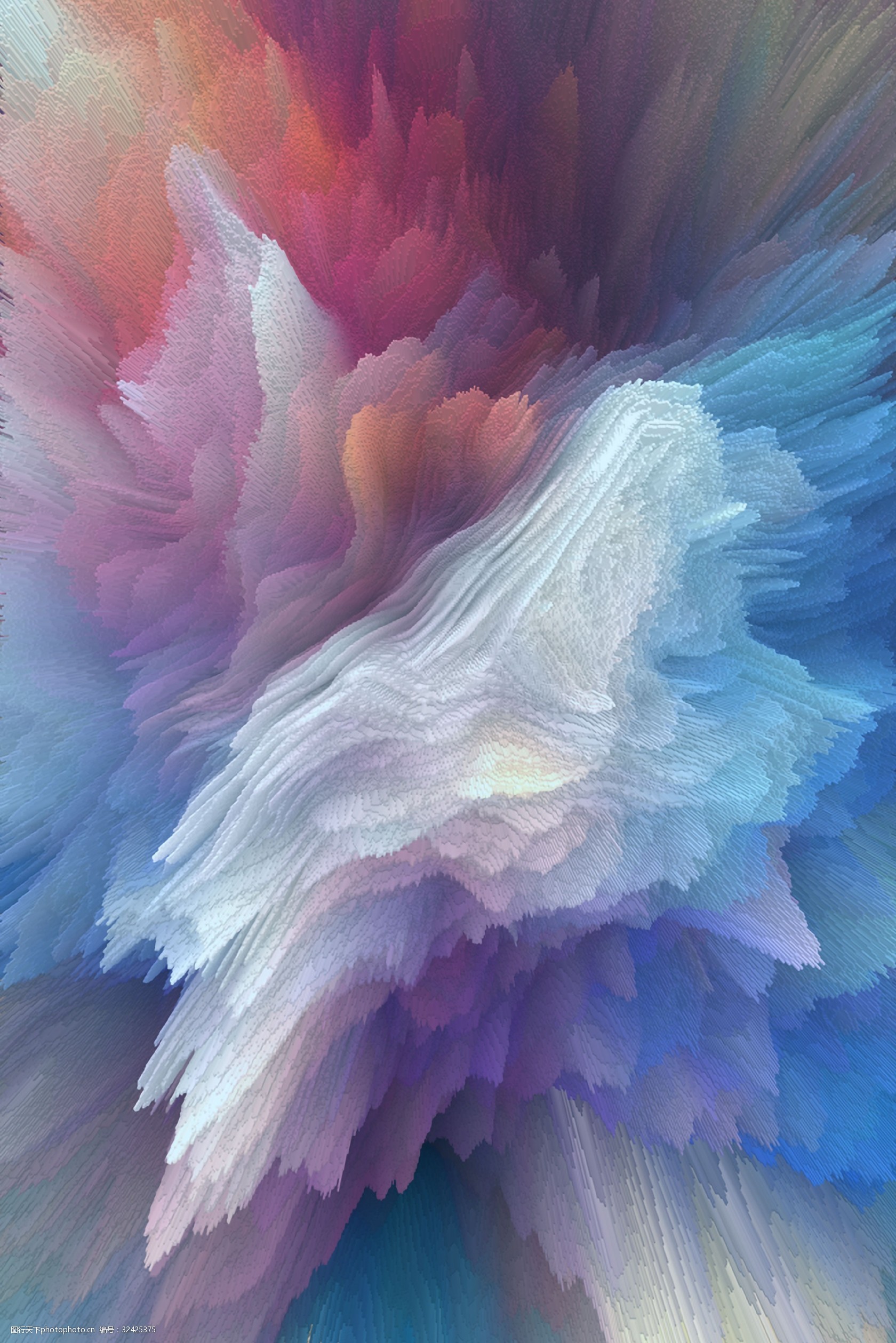 流动抽象渐变海报banner背景图片-图行天下图库