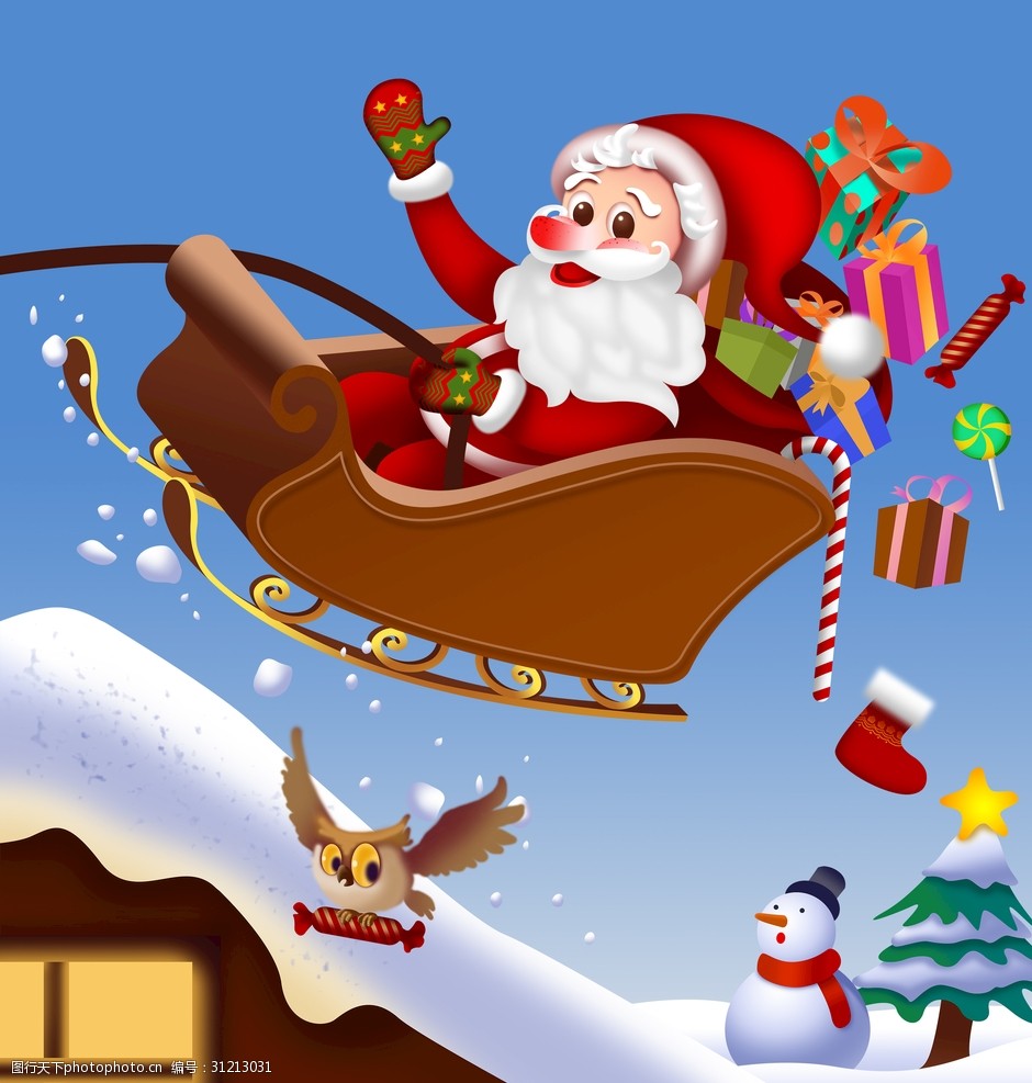 关键词:圣诞老人圣诞节 雪 圣诞老人 圣诞节 礼物 雪橇 设计 动漫动画