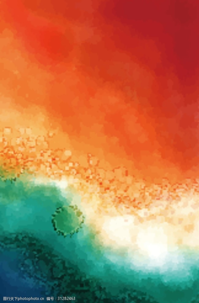 水墨彩色背景底