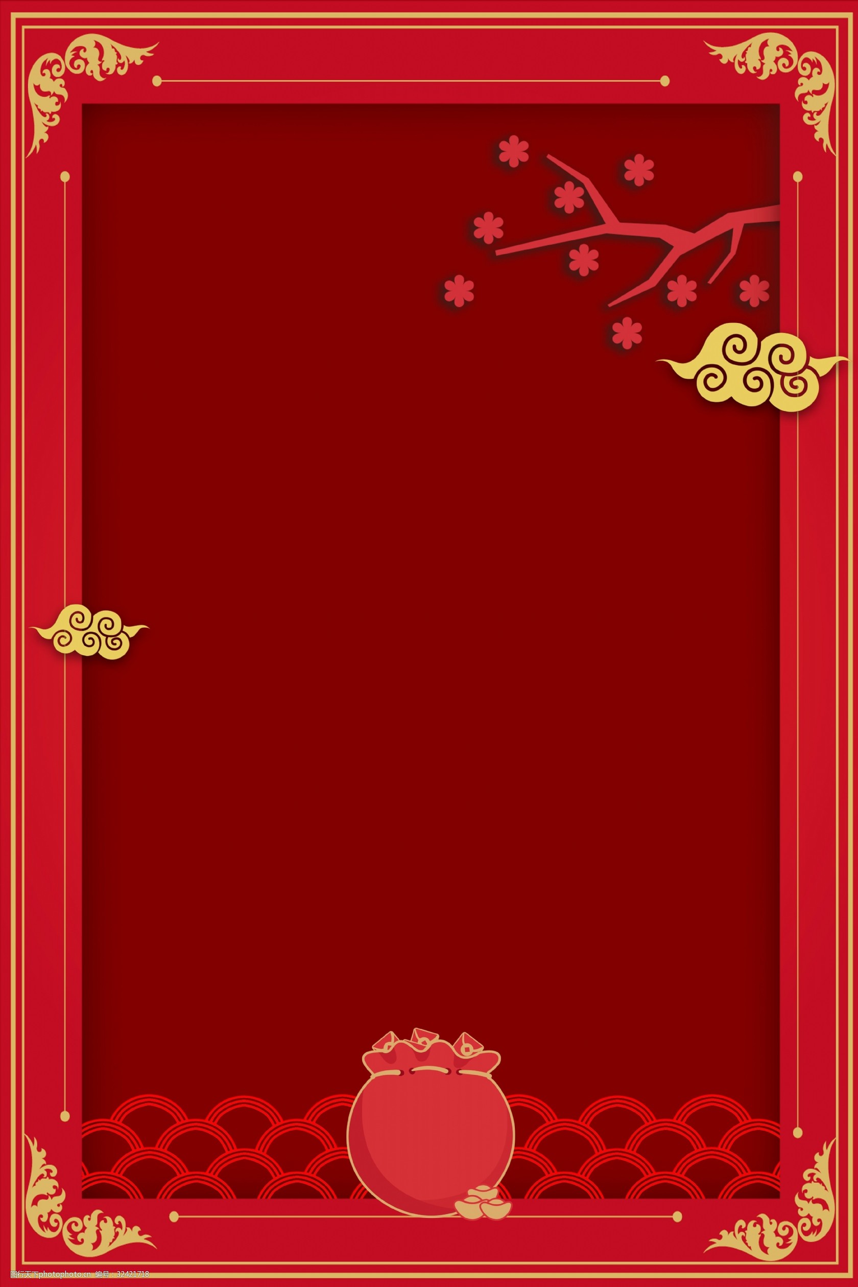 关键词:传统中式边框底纹背景海报 中式 中国风 红色 底纹 边框 背景