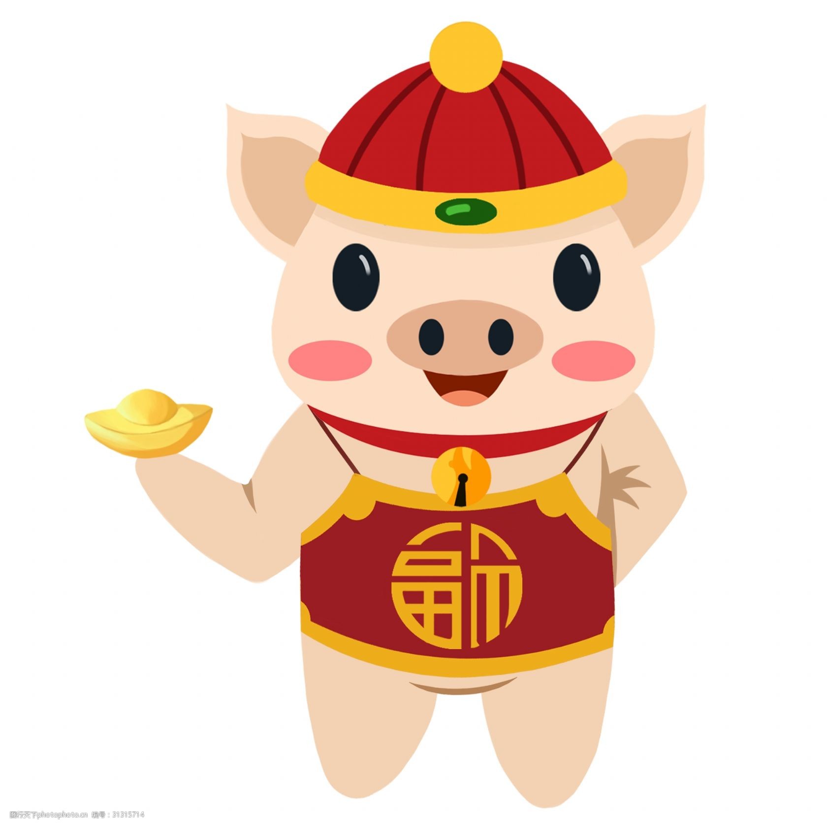 關鍵詞:卡通可愛小豬手繪 新春 卡通動物 喜慶 吉祥 吉祥物 豬年 2019