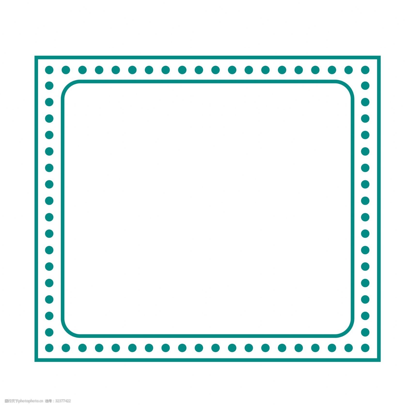 简约相框 画框 蓝色线框 矢量相框 创意相框 相框设计 卡通相框 清新