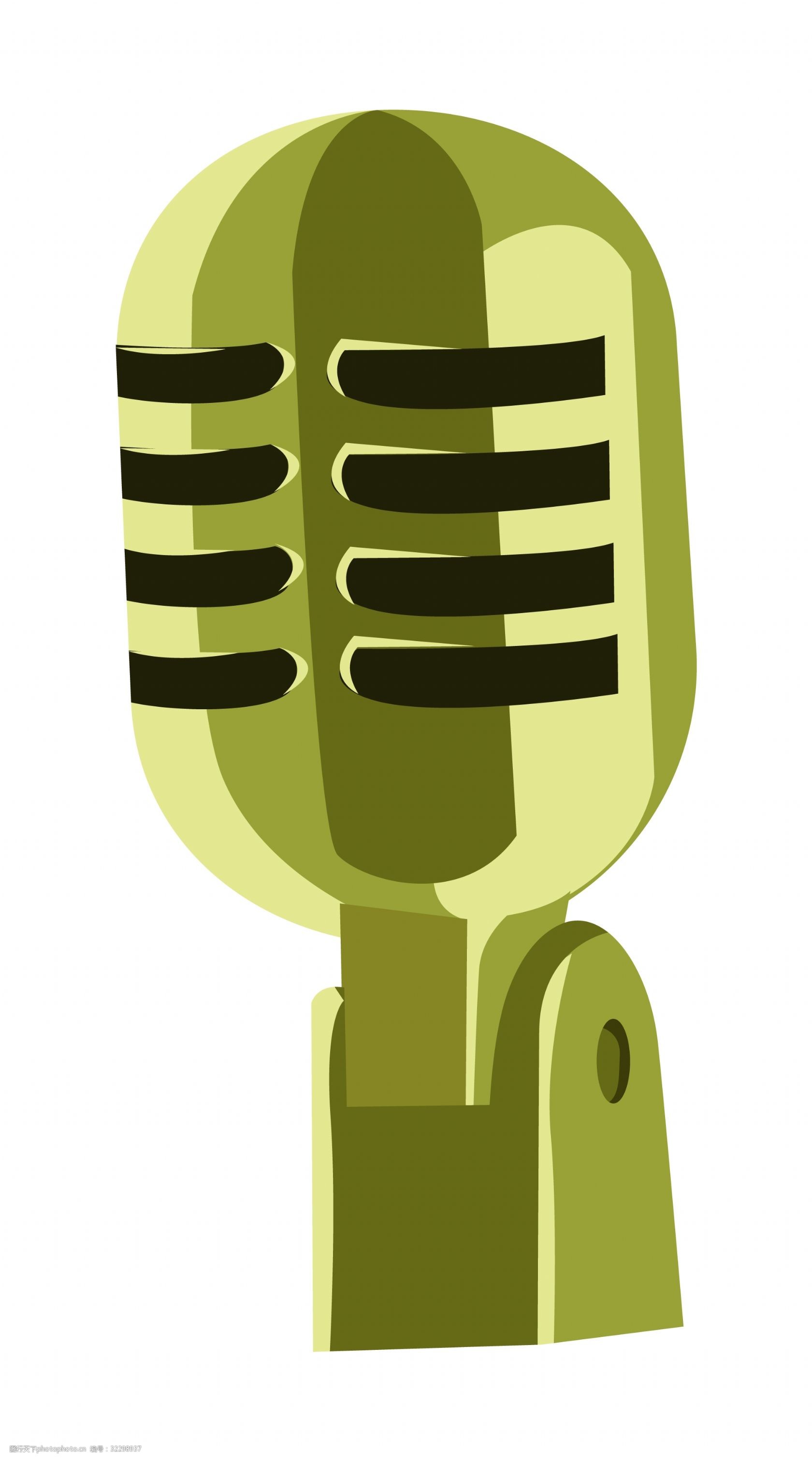 关键词:绿色的话筒手绘插画 绿色的话筒 讲话话筒 精美话筒 卡通话筒
