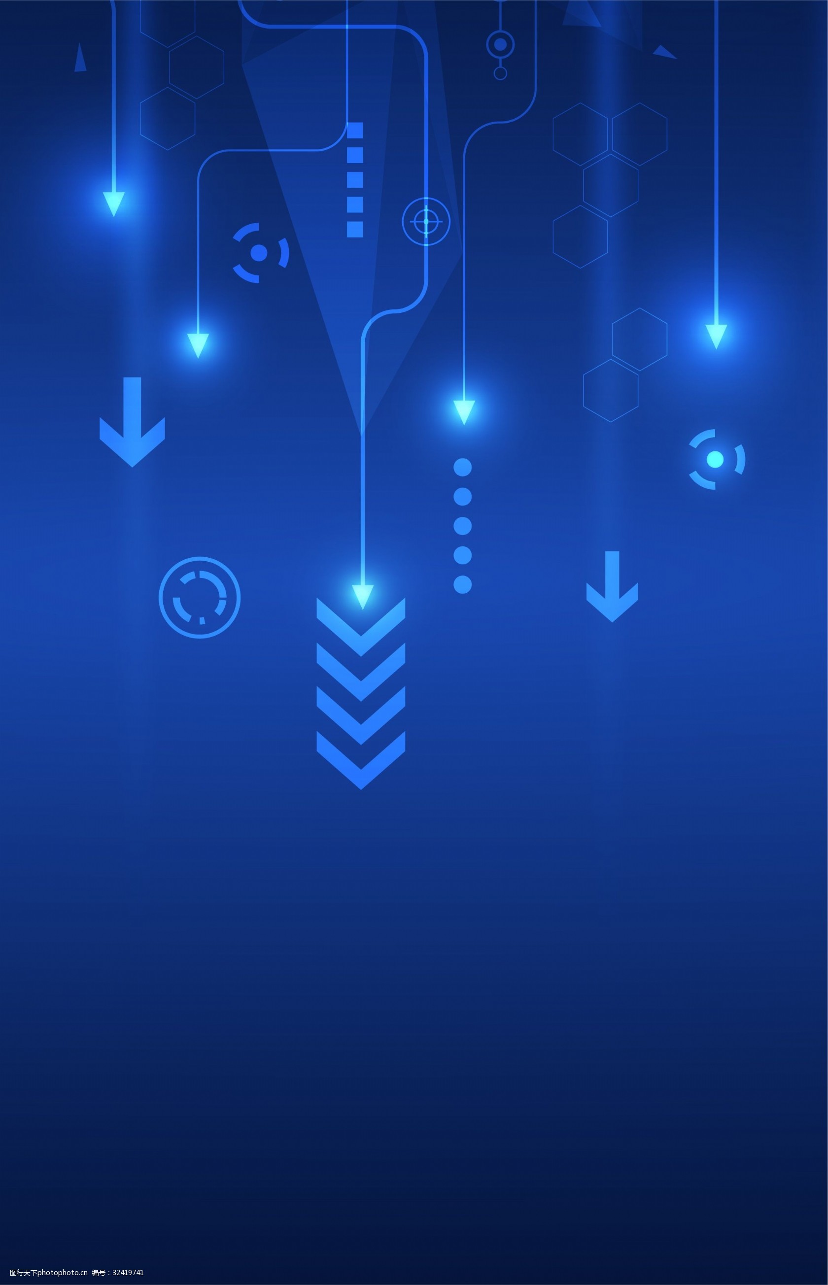 简约科技光线条纹背景模板