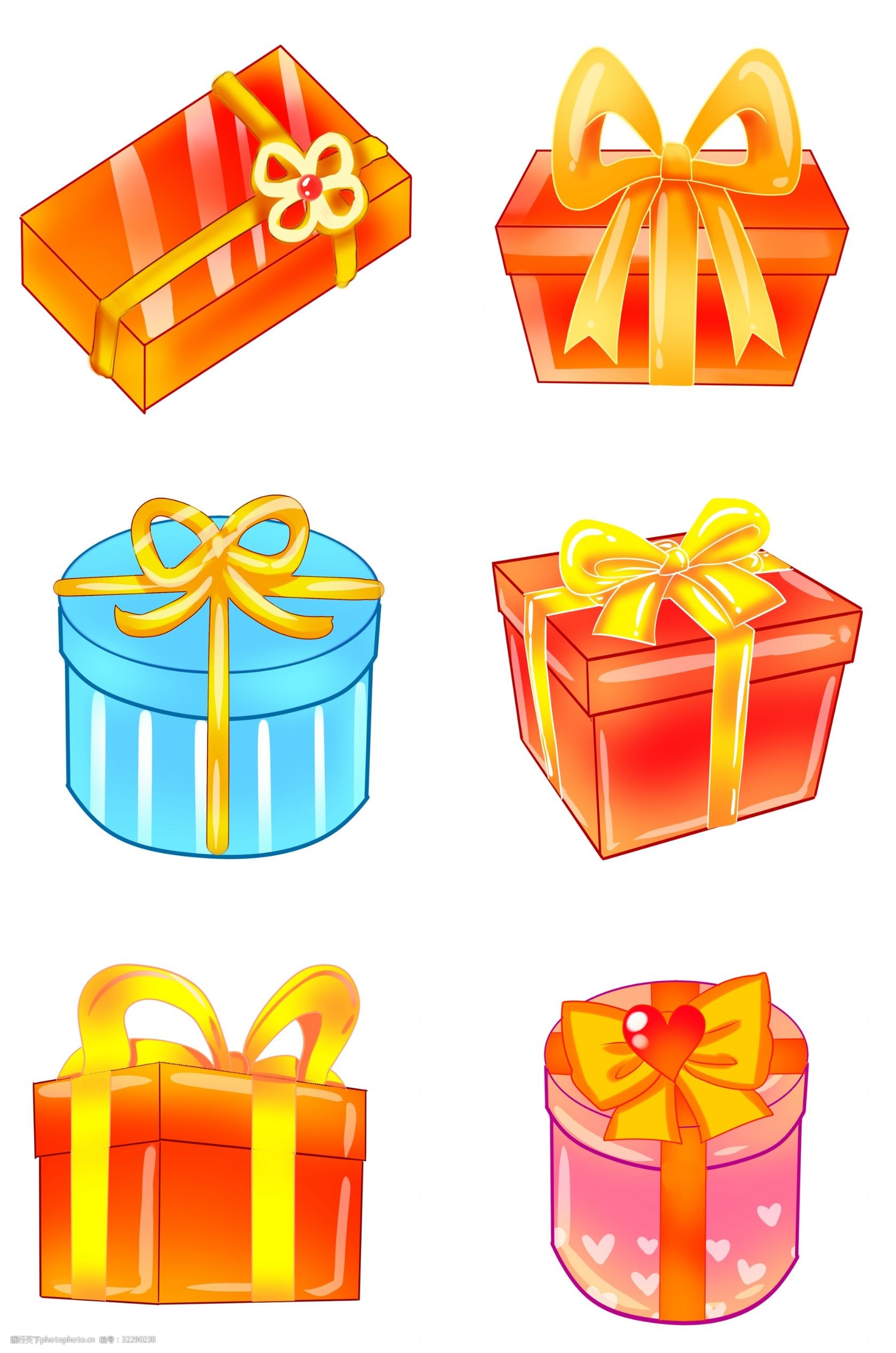 精美彩色送礼礼盒系列