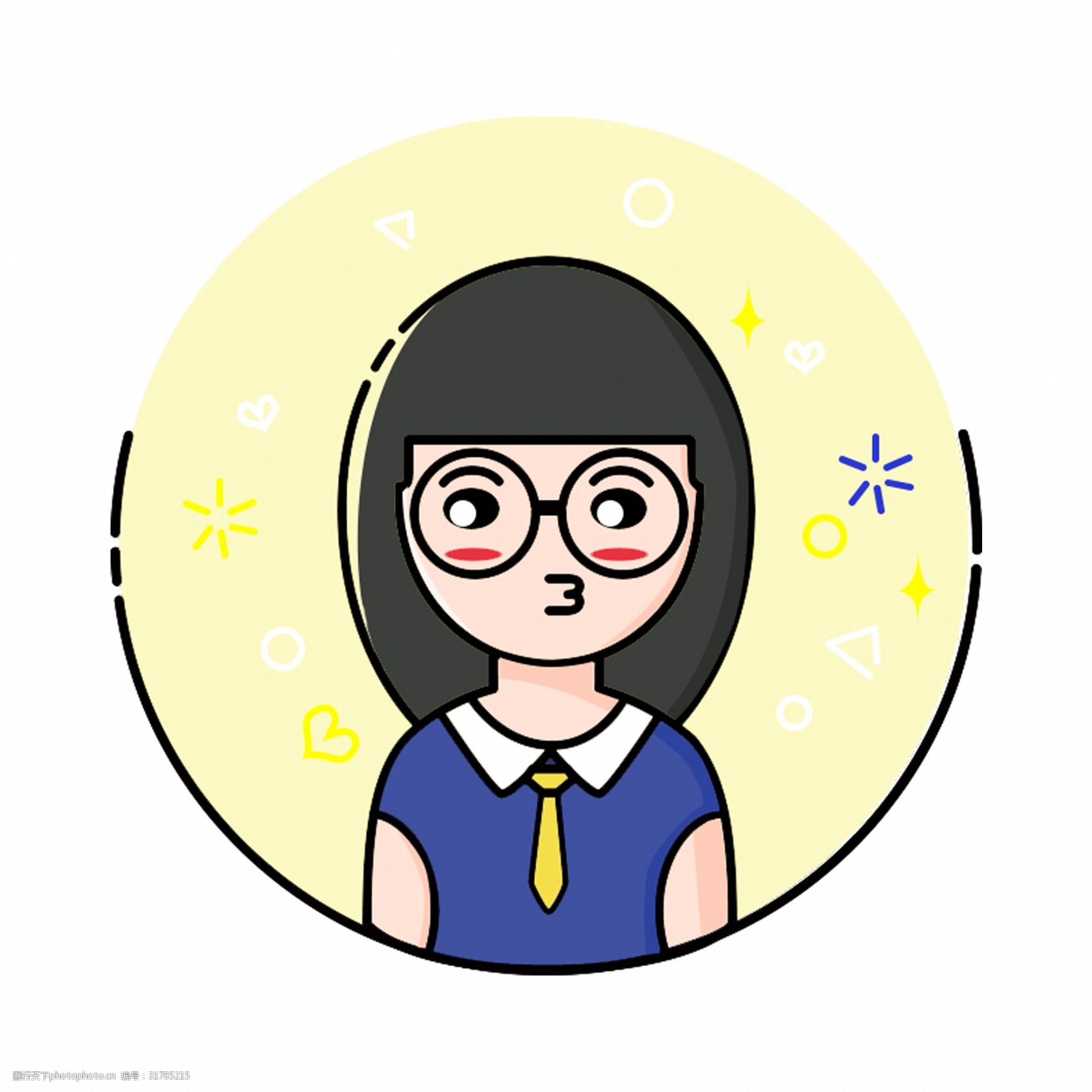 mbe风格个人头像