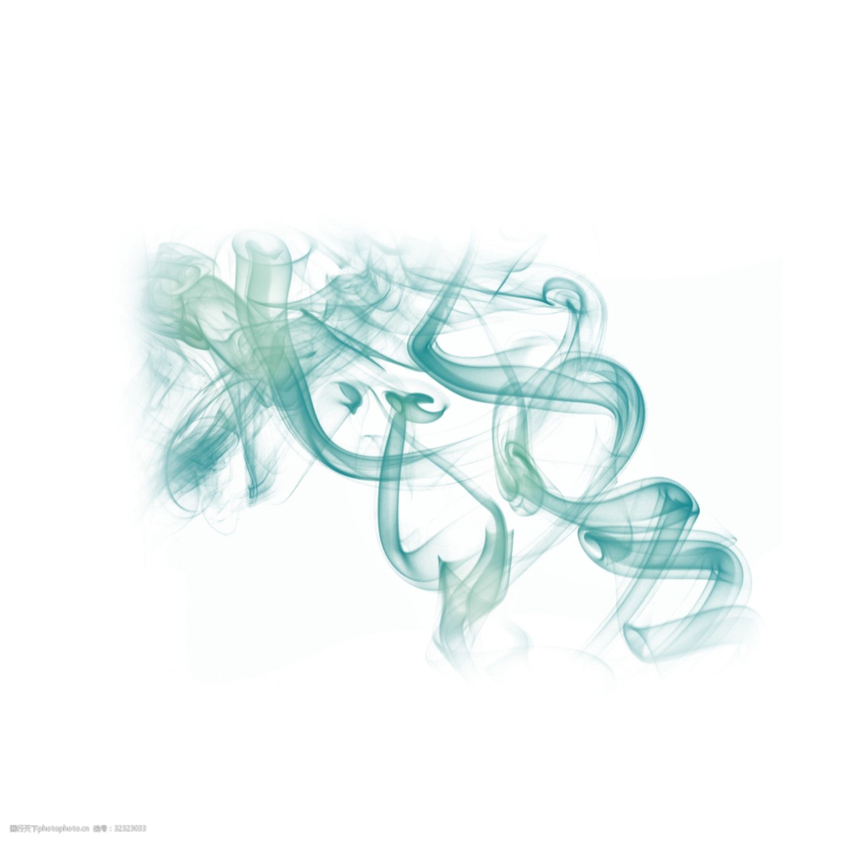 彩色烟雾青烟蒸腾免抠团雾蒸汽