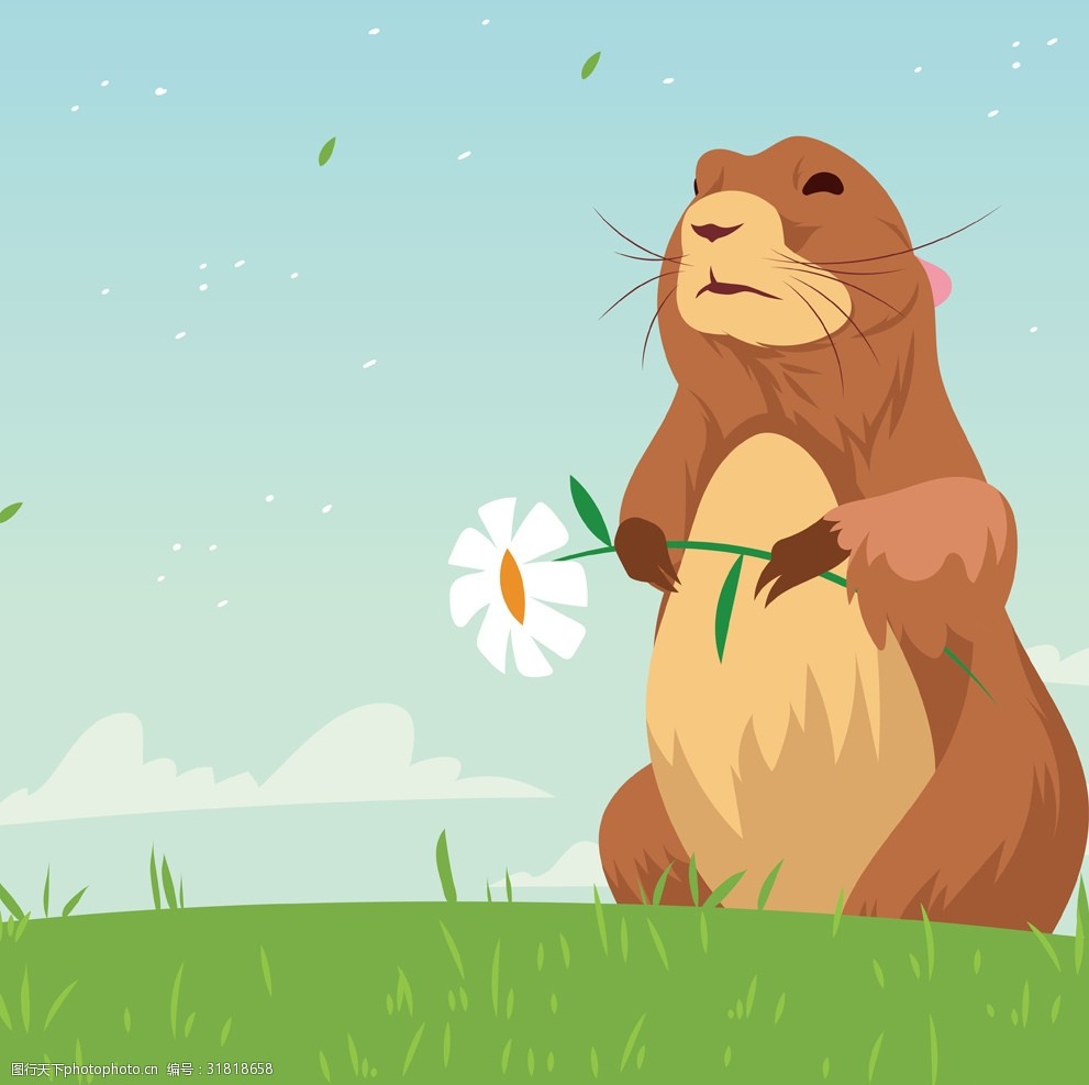 矢量卡通老鼠插画