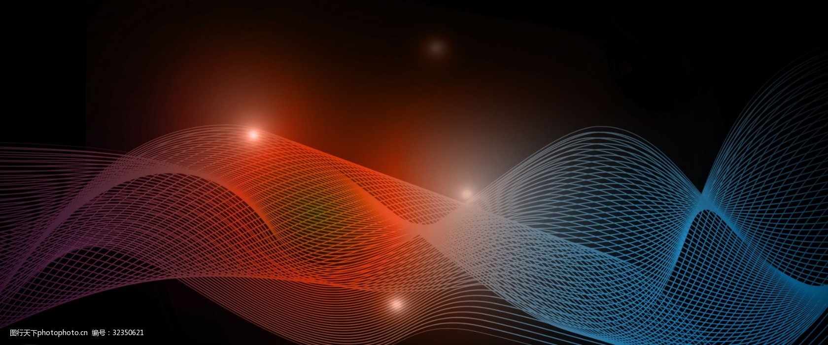 简约大气商务科技线条渐变背景