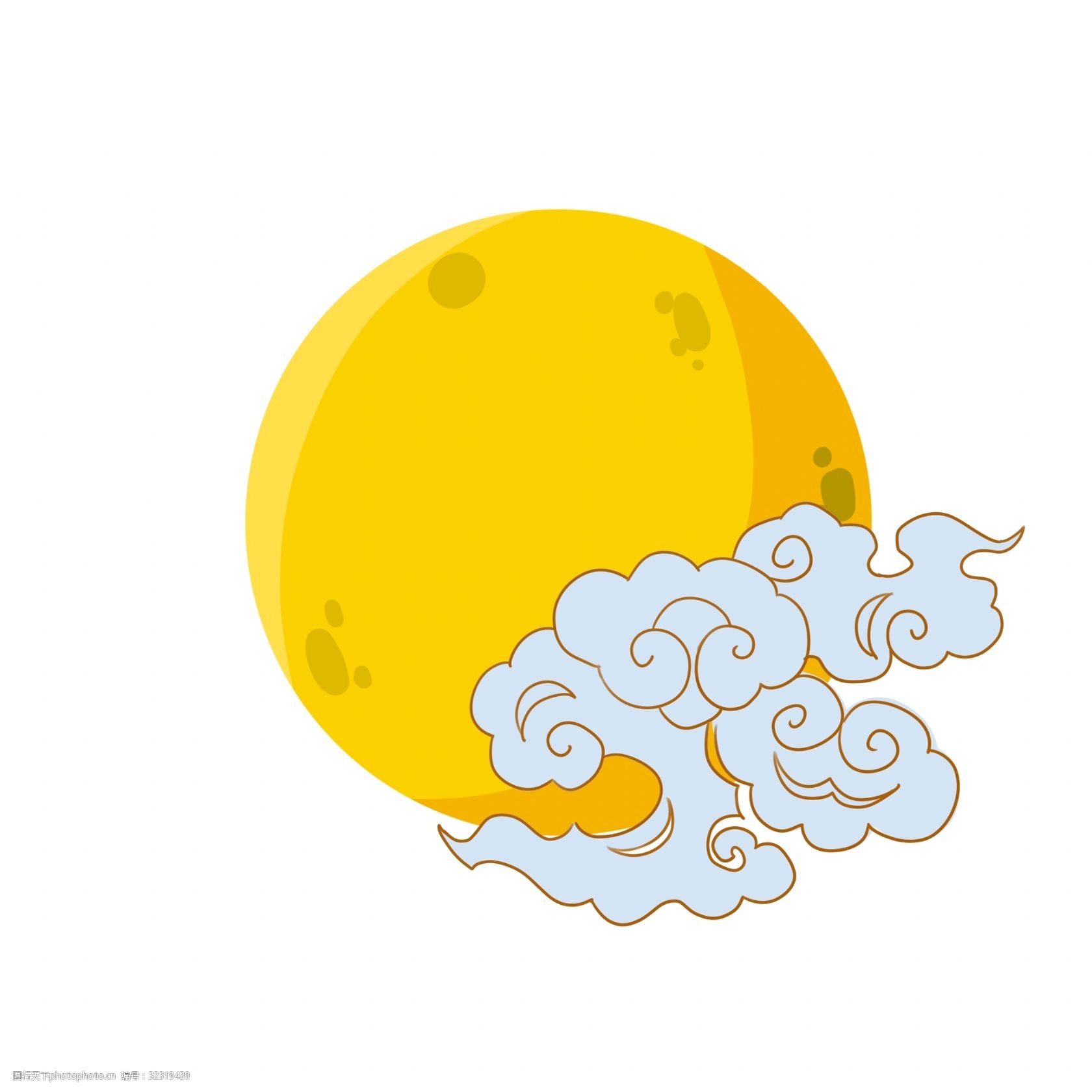 关键词:可爱月亮免扣元素 月亮 扁平 黄色 单个 装饰 绘画 卡通可爱