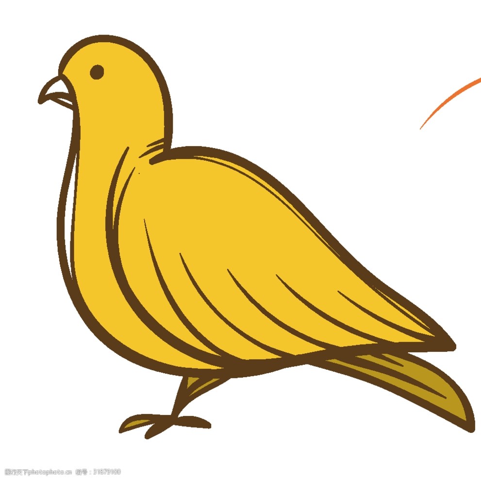 可爱卡通小鸟动物ai文件