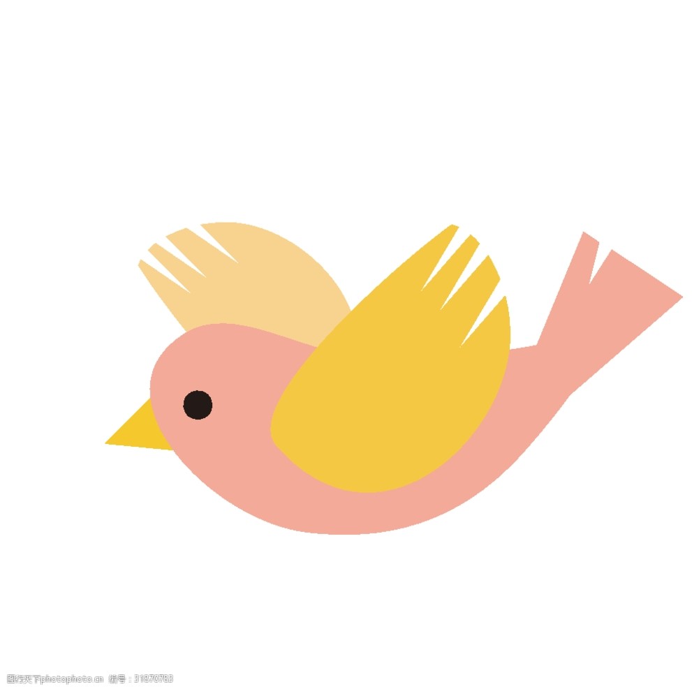 矢量卡通小鸟动物ai文件