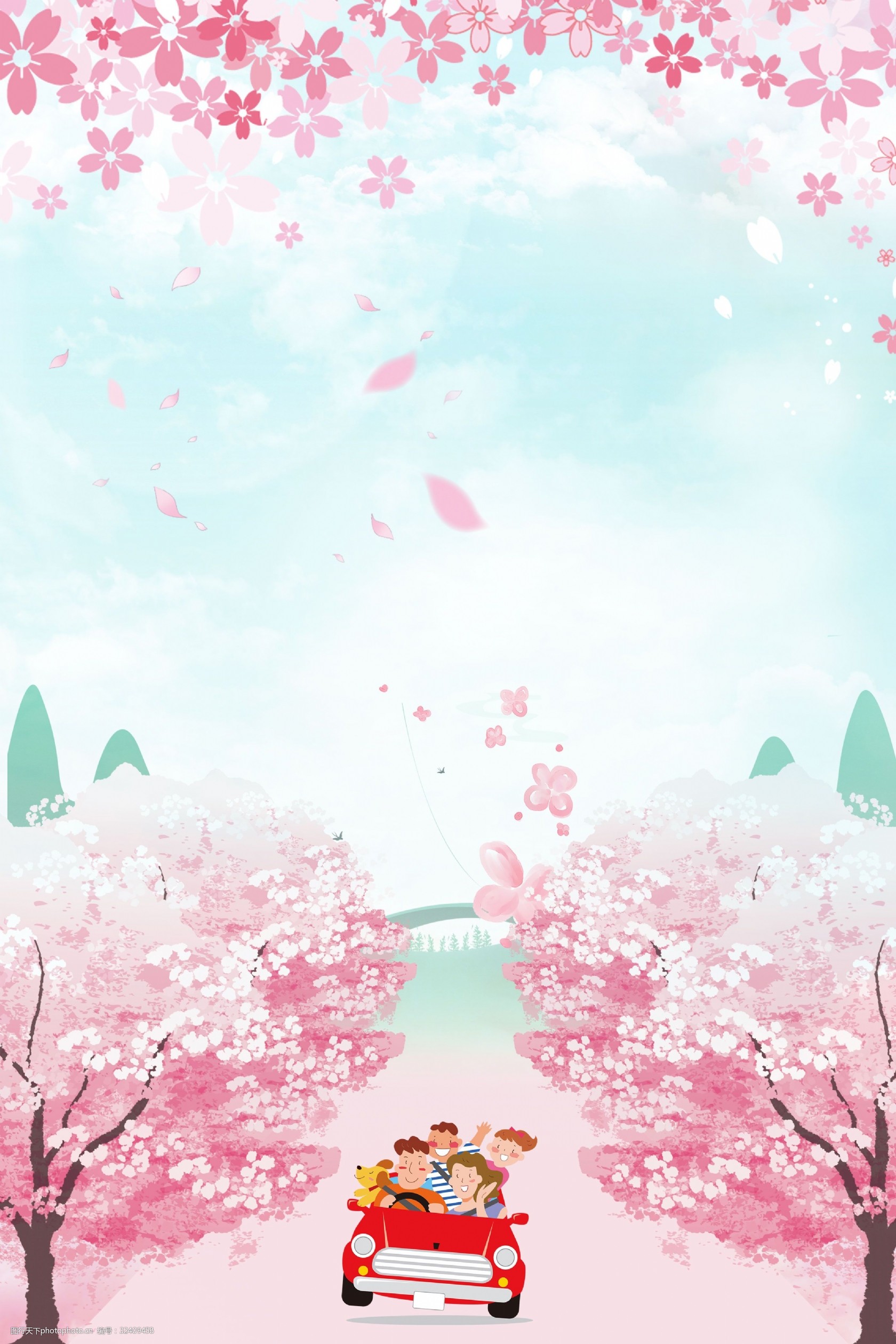 关键词:樱花季浪漫之旅合成背景 樱花 樱花季 樱花节 唯美 粉色 花瓣
