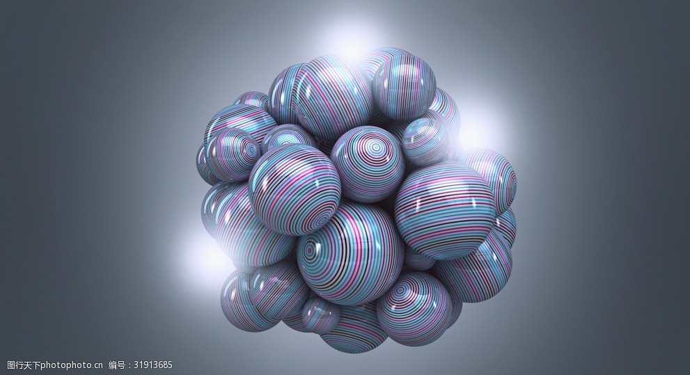 几何立体三维抽象创意背景