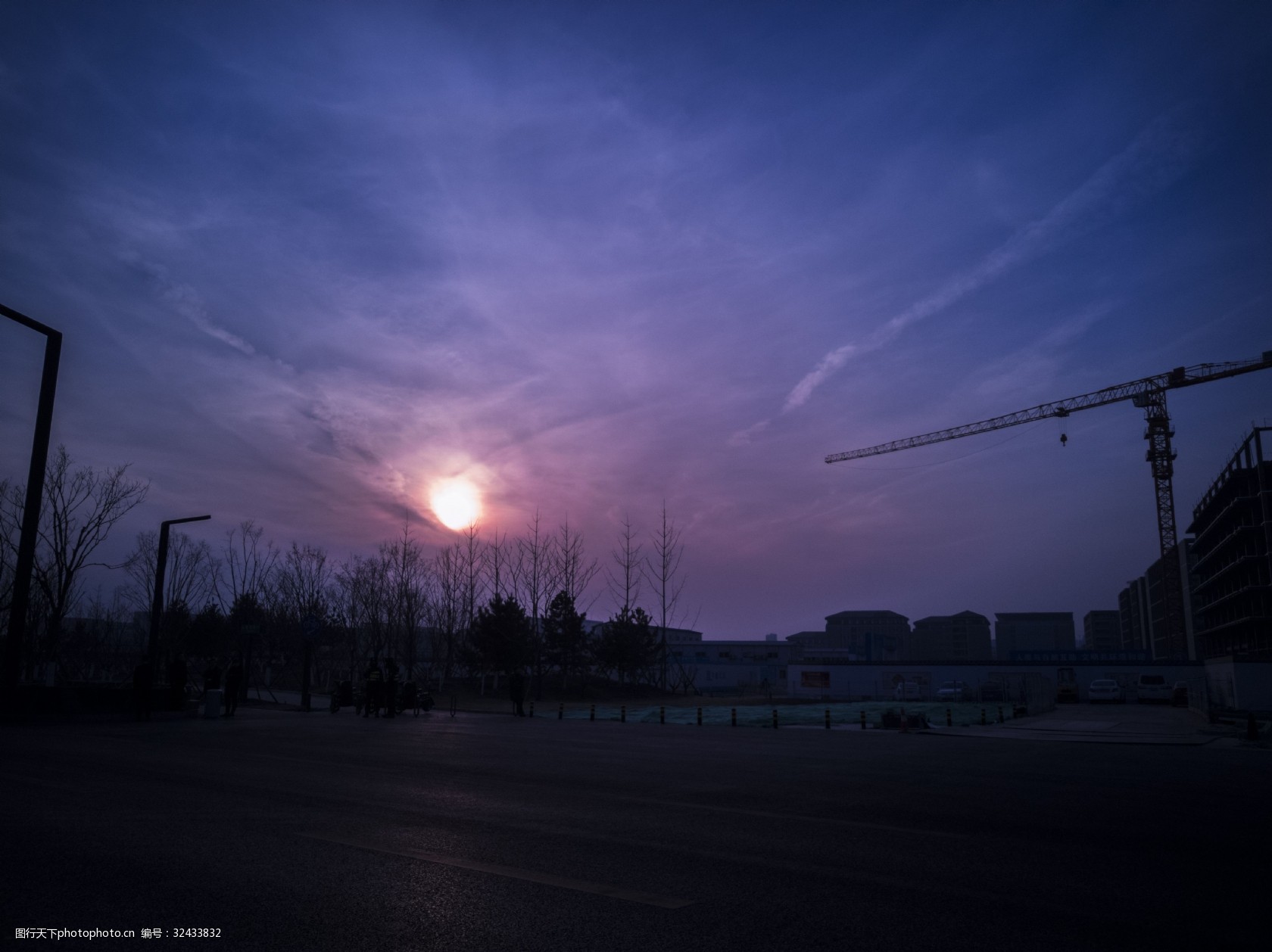 紫色藍色晚霞風景 紫色 藍色 晚霞 落日 夕陽 餘暉 光輝 光 夜晚 傍晚